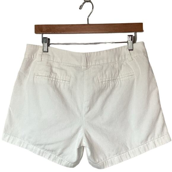 J Crew Factory 5" Classic Chino Short White Size 8 Pockets - Picture 2 of 15